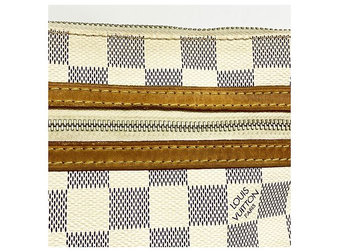 Louis Vuitton Damier Azur Pochette Bosphore Shoulder Bag Bianco - vista 9