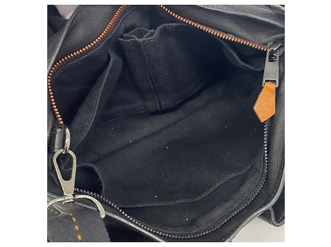 Hermès Hermes Caravan horizontale Lederhandtasche Schwarz - Ansicht 4