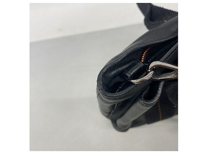 Hermès Hermes Caravan horizontale Lederhandtasche Schwarz - Ansicht 6