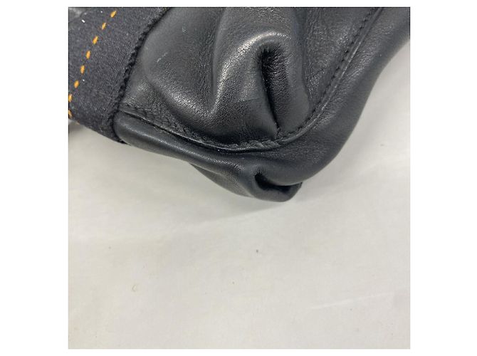 Hermès Hermes Caravan horizontale Lederhandtasche Schwarz - Ansicht 7