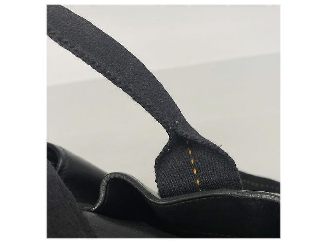 Hermès Hermes Caravan horizontale Lederhandtasche Schwarz - Ansicht 8