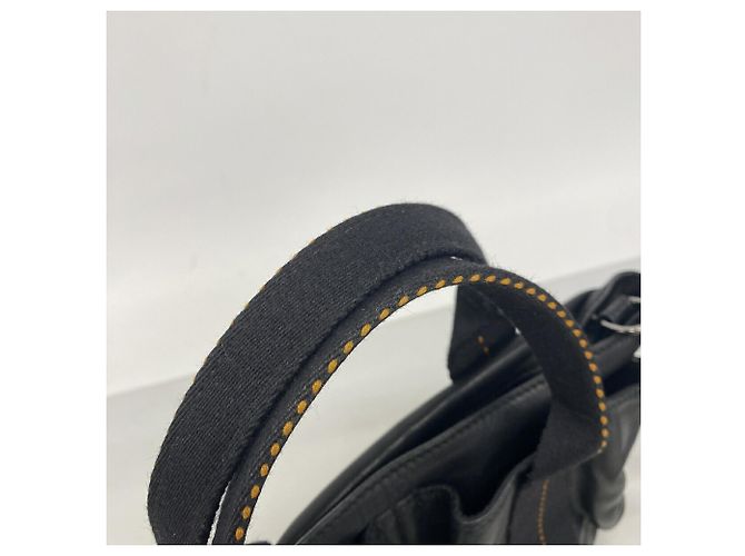 Hermès Hermes Caravan horizontale Lederhandtasche Schwarz - Ansicht 9