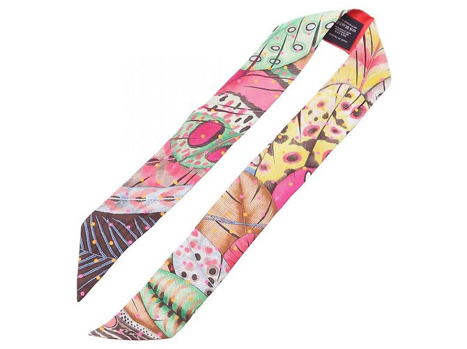 Twilly Plumetic Hermès Rosa Multicolore - vista 2