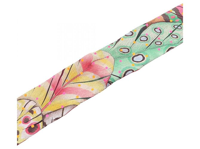 Twilly Plumetic Hermès Rosa Multicolore - vista 5