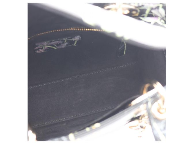 Borsa Christian Dior Lady Dior Small Florilegio Nero Multicolore - vista 5