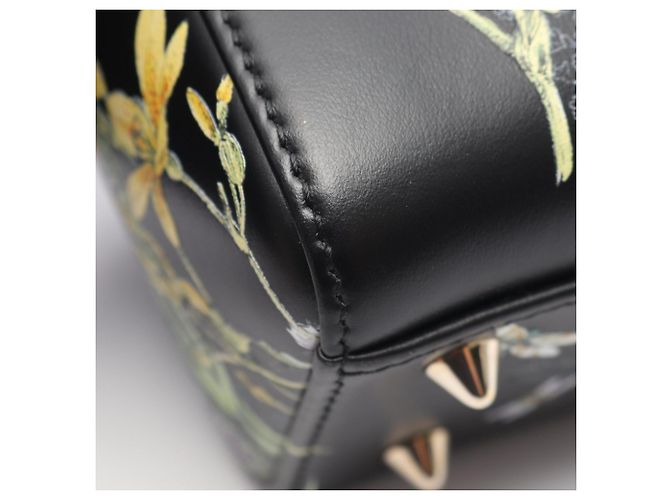 Borsa Christian Dior Lady Dior Small Florilegio Nero Multicolore - vista 7