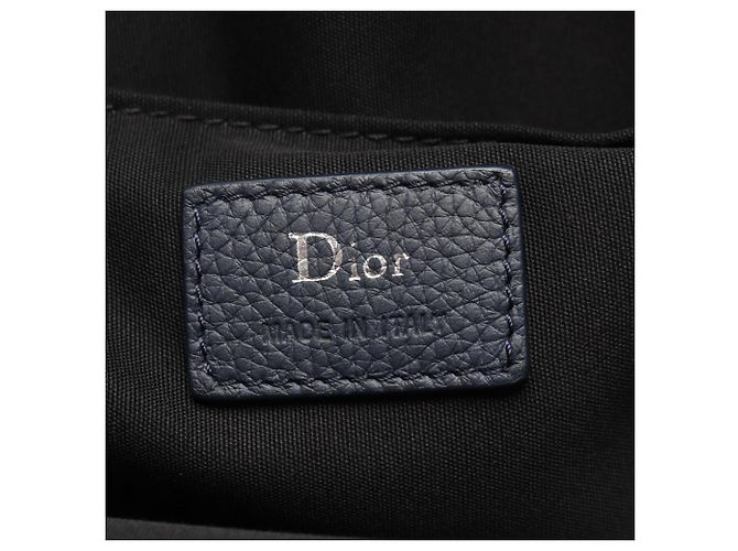 Christian Dior Zaino/Borsa a mano Dior Homme Atelier Blu navy - vista 4