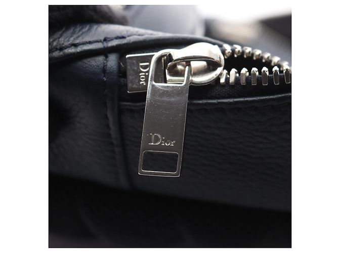 Christian Dior Zaino/Borsa a mano Dior Homme Atelier Blu navy - vista 7