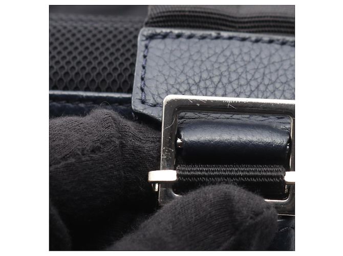 Christian Dior Zaino/Borsa a mano Dior Homme Atelier Blu navy - vista 8