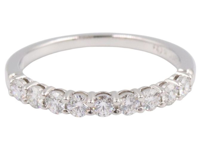 Autre Marque Anello Tiffany & Co. Forever Band in platino con diamanti Argento - vista 2