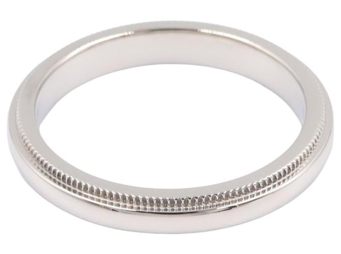 Autre Marque Tiffany & Co. Milgrain Ring aus Platin Silber - Ansicht 2