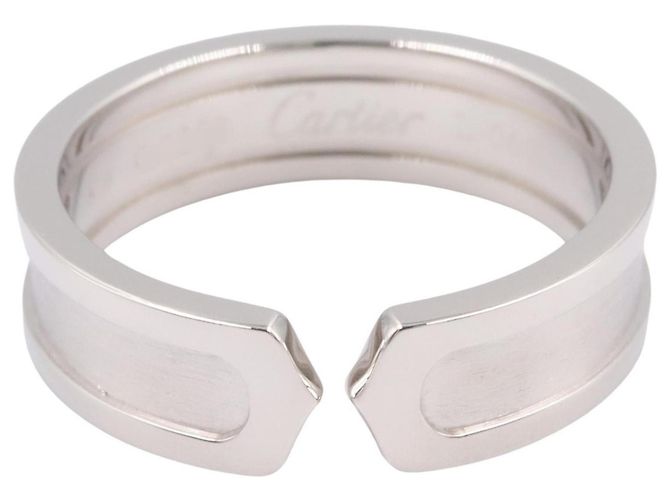 Cartier C2 Bandring aus 18K Weißgold Silber - Ansicht 2