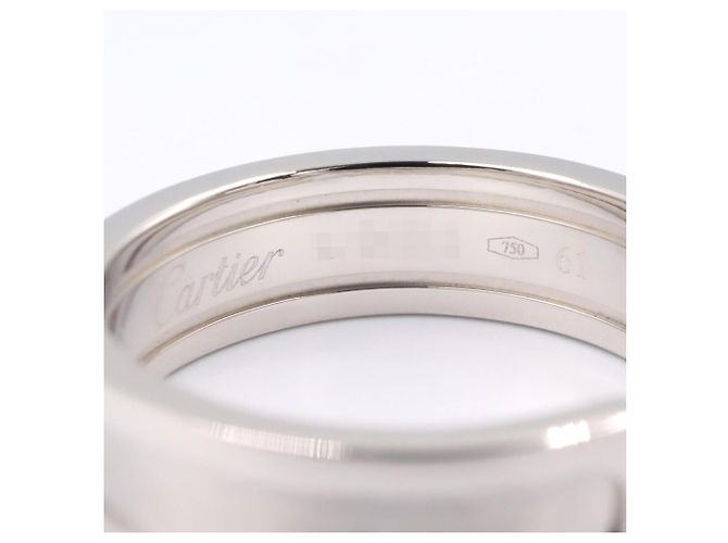 Cartier C2 Bandring aus 18K Weißgold Silber - Ansicht 4