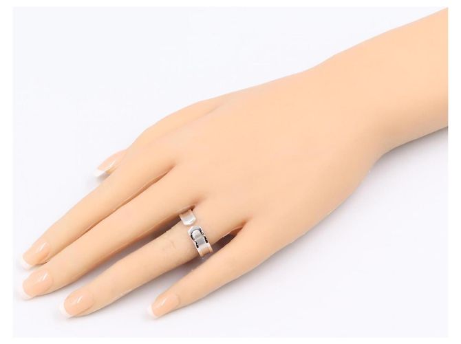 Cartier C2 Bandring aus 18K Weißgold Silber - Ansicht 7