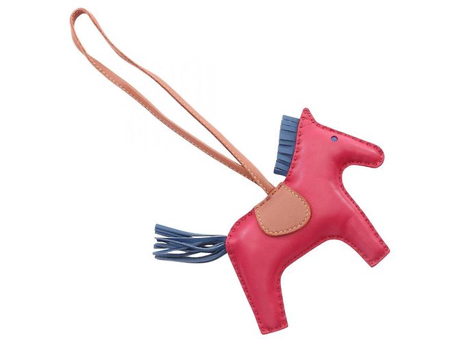 Hermès Hermes Rodeo MM Charm Castaño Rosa Azul - vista 2