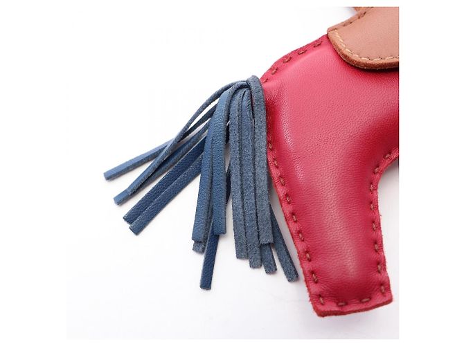 Hermès Hermes Rodeo MM Charm Castaño Rosa Azul - vista 5