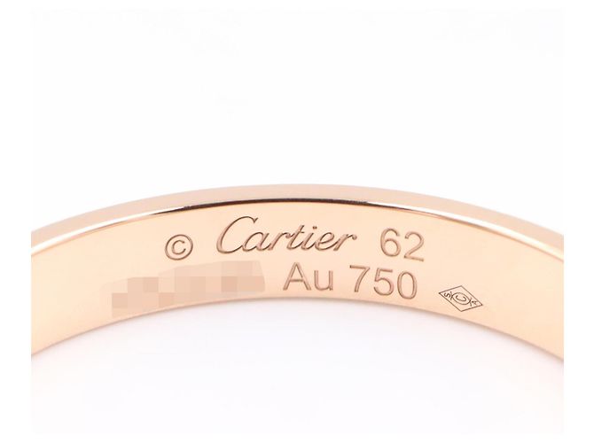 Anello Mini Love Cartier in oro rosa 18K D'oro - vista 3