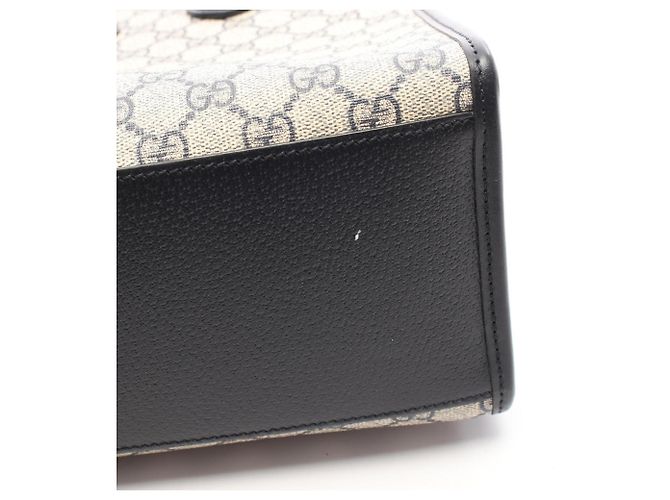 Borsa Tote 2-Way Gucci GG Supreme Crudo Blu navy - vista 9