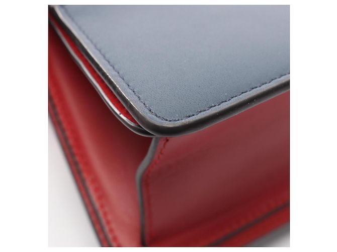 Borsa a mano 2-Way Gucci Queen Margaret Rosso Crudo Blu navy - vista 11