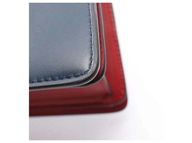 Borsa a mano 2-Way Gucci Queen Margaret Rosso Crudo Blu navy - vista 12