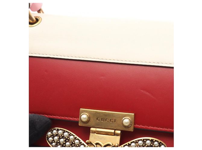 Borsa a mano 2-Way Gucci Queen Margaret Rosso Crudo Blu navy - vista 6