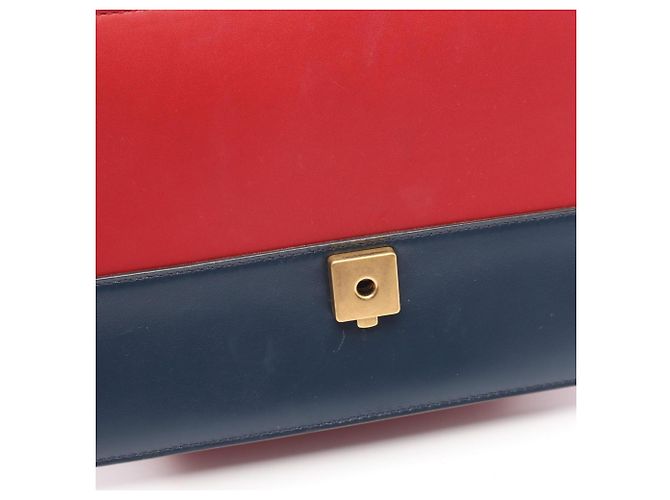 Borsa a mano 2-Way Gucci Queen Margaret Rosso Crudo Blu navy - vista 7