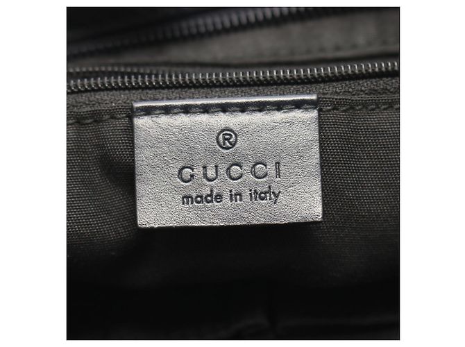 Borsa a tracolla Gucci Sherry Line GG Canvas Crudo Blu navy - vista 4
