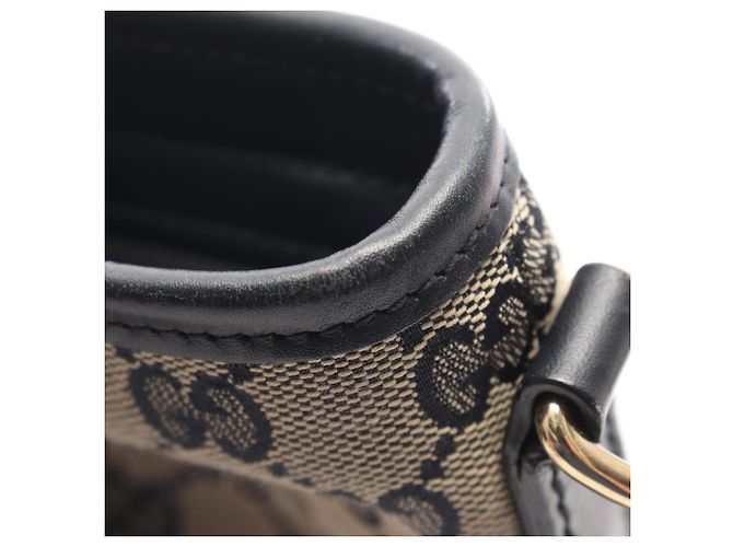 Borsa a tracolla Gucci Sherry Line GG Canvas Crudo Blu navy - vista 7
