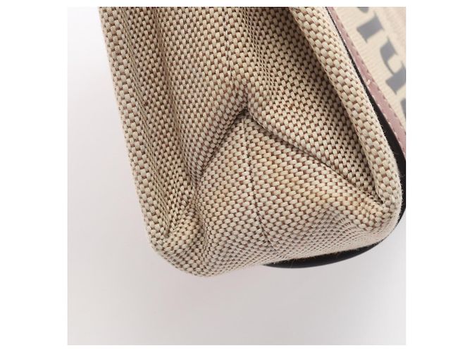 Borsa Chloé Woody Small Marrone Crudo - vista 8