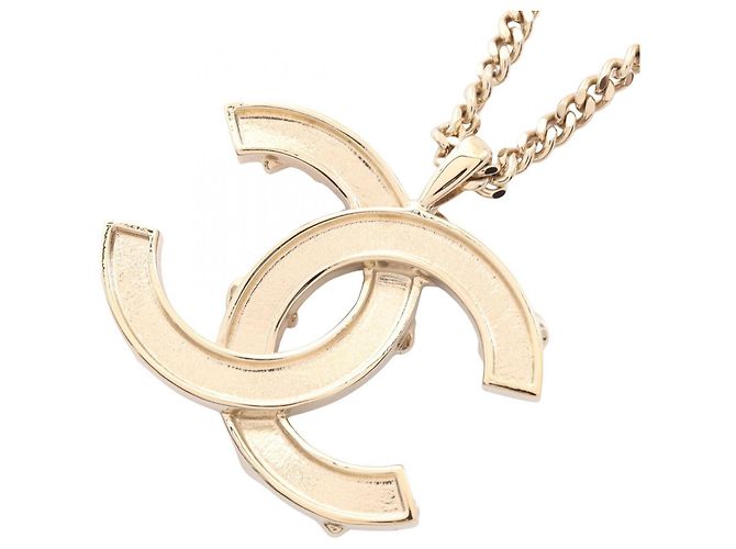 Chanel B24P Coco Mark Icon Motif Halskette Schwarz Pink Golden - Ansicht 2