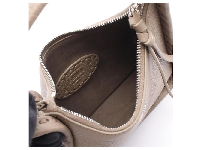 Borsa a mano Fendi Fendessence Selleria Small Beige - vista 3