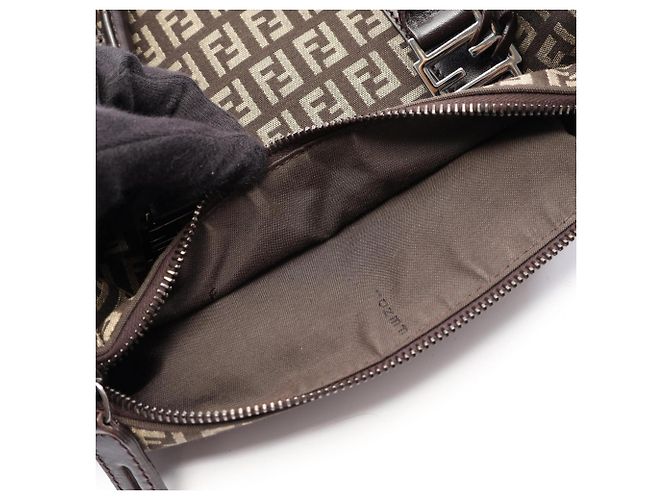 Borsa Fendi Zucchino in marrone - vista 9
