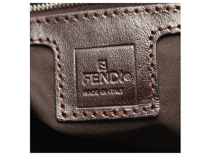 Borsa a tracolla Fendi Zucca Marrone Nero - vista 4