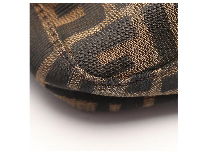 Borsa a tracolla Fendi Zucca Marrone Nero - vista 5