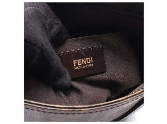 Borsa a tracolla Fendi Zucca Marrone Nero - vista 4