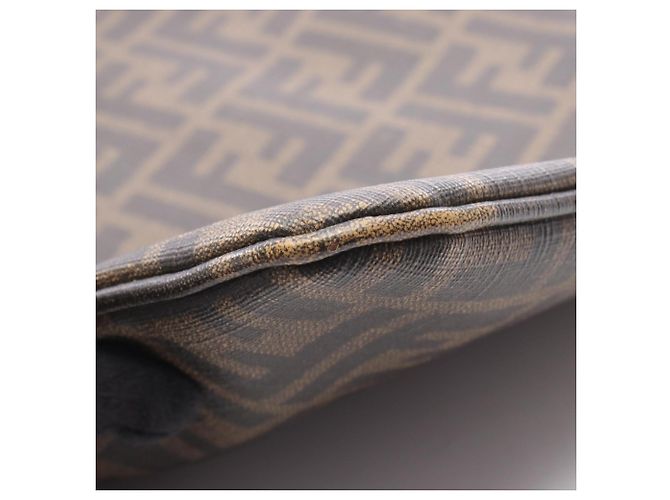 Borsa a tracolla Fendi Zucca Marrone Nero - vista 7