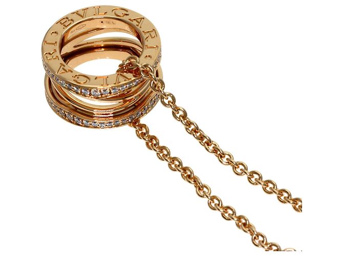 Bulgari Collar Bvlgari B.zero1 Legend en oro rosa de 18K y diamantes - vista 2