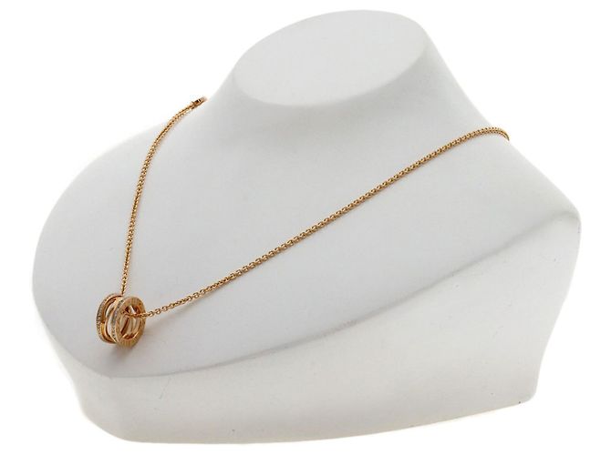 Bulgari Collar Bvlgari B.zero1 Legend en oro rosa de 18K y diamantes - vista 6