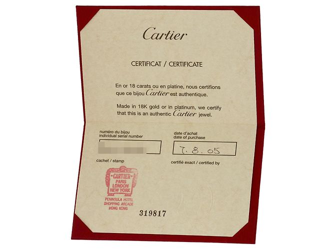 Anello Mini Love Cartier in oro bianco 18K - vista 6