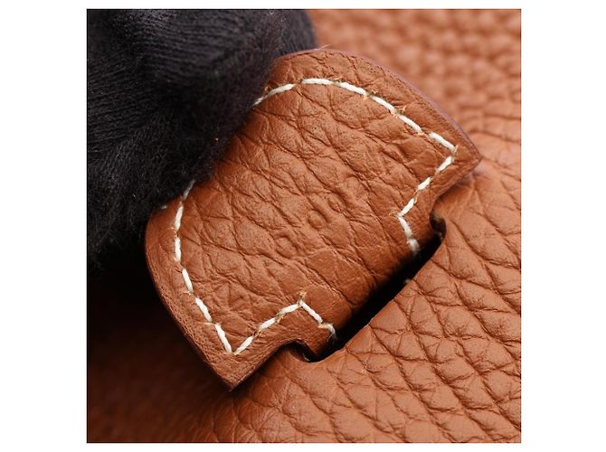 Hermès Borsa a tracolla Hermes Evelyne 3 Trois PM Gold Marrone - vista 5