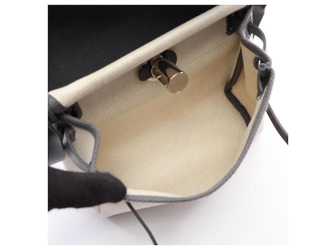 Hermès Borsa a tracolla Hermes Herbag Zip Mini Marrone Grigio Crudo - vista 3