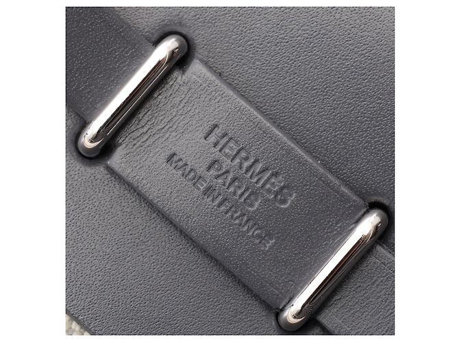 Hermès Borsa a tracolla Hermes Herbag Zip Mini Marrone Grigio Crudo - vista 4
