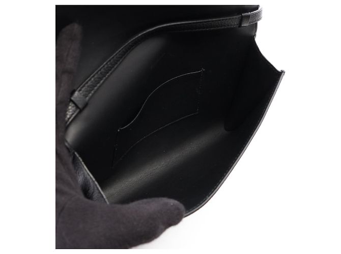 Borsa a tracolla Balenciaga Logo Nero - vista 3