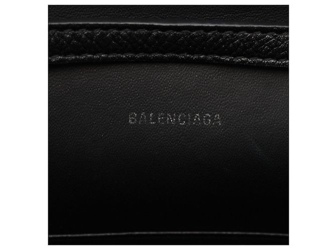 Borsa a tracolla Balenciaga Logo Nero - vista 4