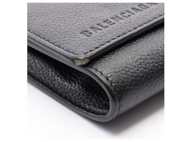 Borsa a tracolla Balenciaga Logo Nero - vista 8