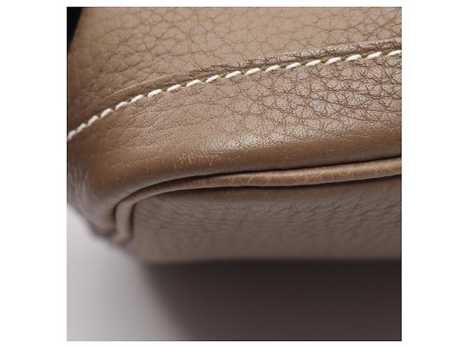 Hermès Borsa Tote Hermes Garden Party TPM Taupe - vista 5
