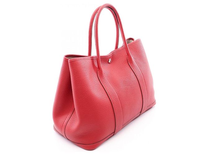 Hermès Hermes Garden Party PM Rouge Piment Tote Bag Rot - Ansicht 2