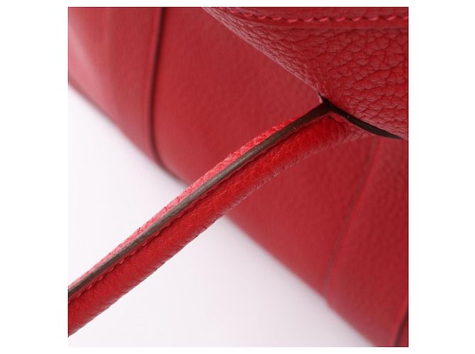 Hermès Hermes Garden Party PM Rouge Piment Tote Bag Rot - Ansicht 8