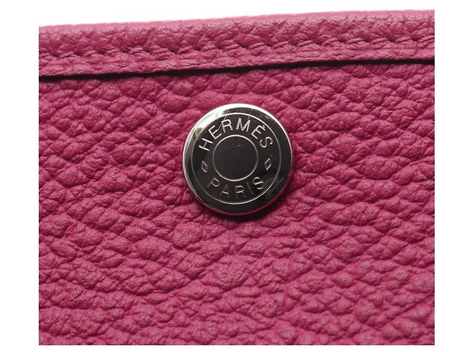Hermès Borsa Tote Hermes Garden Party TPM in Rose Purple Rosa Porpora - vista 12