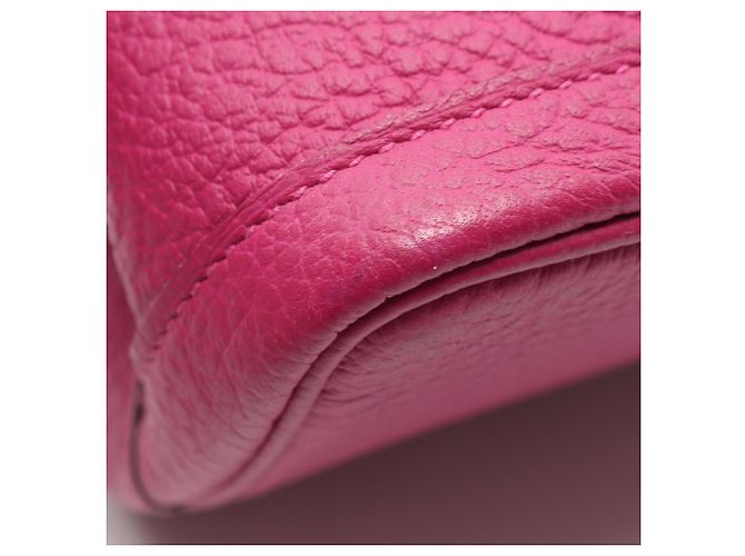 Hermès Borsa Tote Hermes Garden Party TPM in Rose Purple Rosa Porpora - vista 6